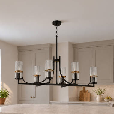 Image of Luxia Hartford Glass Chandelier