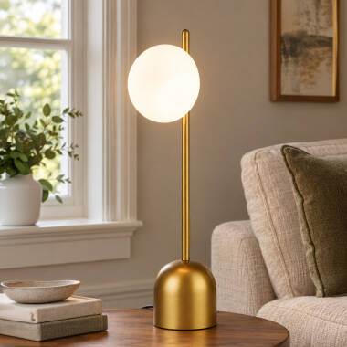 Luxia Portland Glass Table Lamp