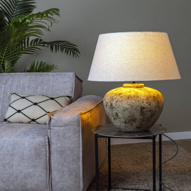 Image of Lucide Davina Ceramic Table Lamp