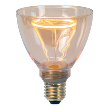 Lucide 3.5W Non-Dimmable LED 90mm Amber Bulb - Screw Cap
