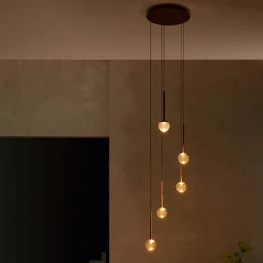 Lucide Calina LED 5 Light Cluster Ceiling Pendant