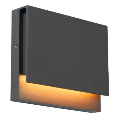 Lucide Lomar 6W LED Outdoor Flush Wall Light