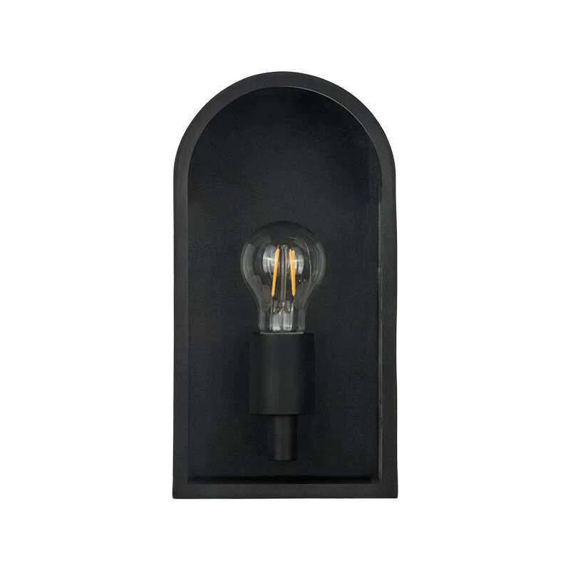Image of Westport Rivet Half Lantern Outdoor Wall Light