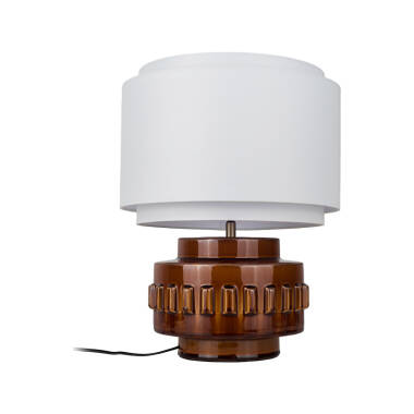 Image of Khudi & Khora Ceramic Ember Table Lamp