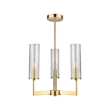 Image of Westport Hearth Halo 3 Arm Semi-Flush Ceiling Light