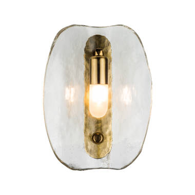 Image of Wisteria Velluto Bathroom Glass Wall Light
