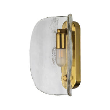 Image of Wisteria Velluto Bathroom Glass Wall Light