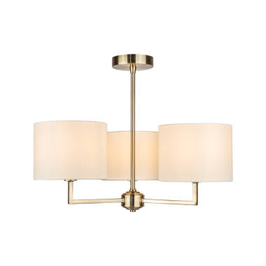 Image of Westport Studio 3 Arm Semi-Flush Ceiling Light