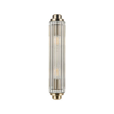 Image of Wisteria No.10 Ridged Glass Bathroom Wall Light