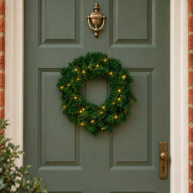 Sirius Anton Battery Operated LED Outdoor Christmas Wreath