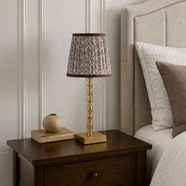 Wisteria Sora House Faux Silk USB Rechargeable LED Table Lamp