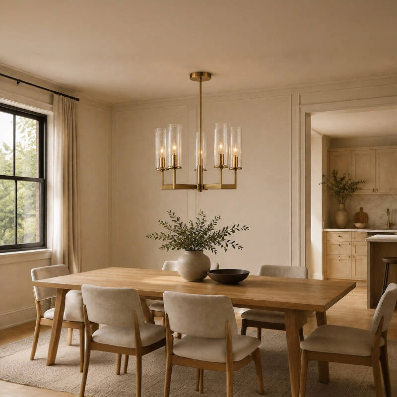 Image of Westport Hearth Halo 5 Arm Ceiling Pendant Light