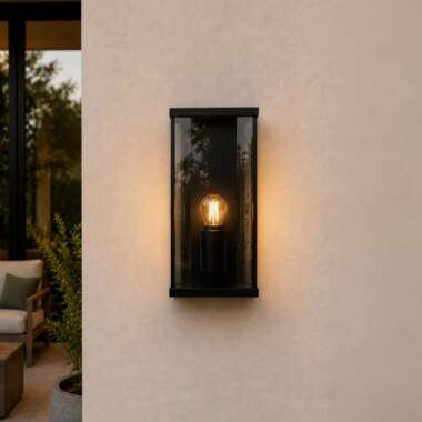 Edit Halo Half Lantern Outdoor Wall Light with PIR Sensor