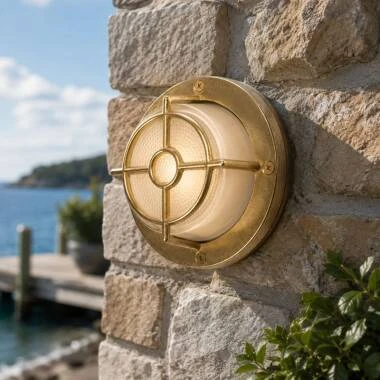 Westport Coastal Staithes Outdoor Flush Wall Light