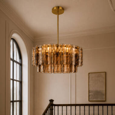 Westport Velluto Smoked Glass Chandelier