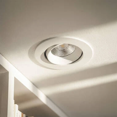 Round Expert Colour 5W Cool White COB LED Adjustable Downlight Cutout 70mm