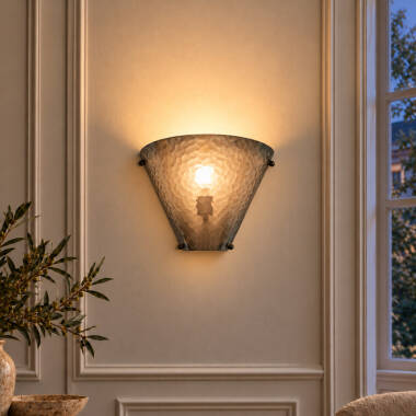 Image of Westport Virelle Glass Wall Light