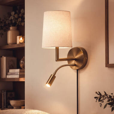 Edit Ozu Wall Light with LED Reading Light