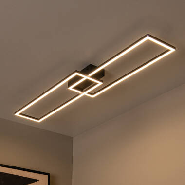 Lucide Arianne CCT LED Rectangle Flush Ceiling Light