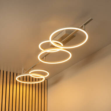 Lucide Nicola Corner CCT LED Flush Ceiling Light