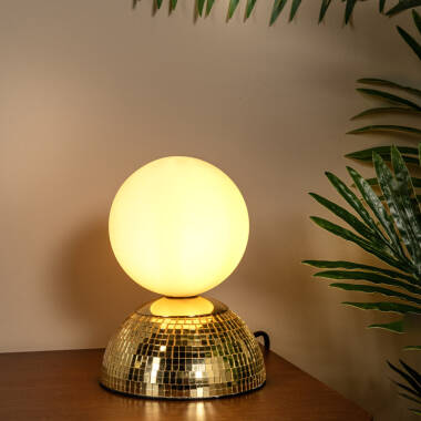 Lucide Glitzer Glass Table Lamp