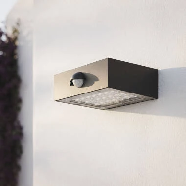 Suri Karl 3W Solar LED Up & Down Wall Light with PIR Sensor