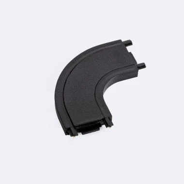 Magnetic Track 25mm Surface Curved L Connector