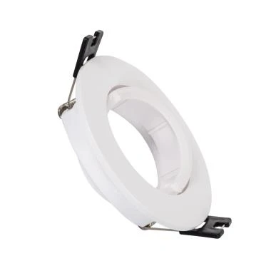 Round Tilting Downlight Bezel Cutout 70mm for a GU10/GU5.3 LED Bulb