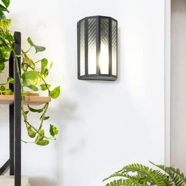 Edit Hadley Half Lantern Outdoor Wall Light