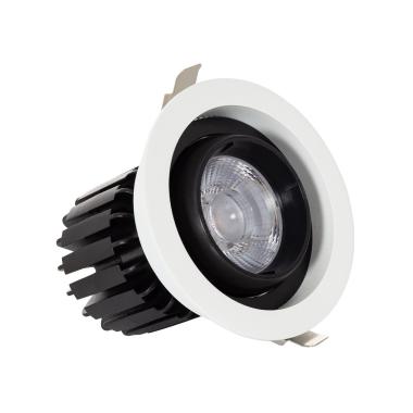 Round Expert Colour 18W COB LED Adjustable Downlight Cutout 115mm