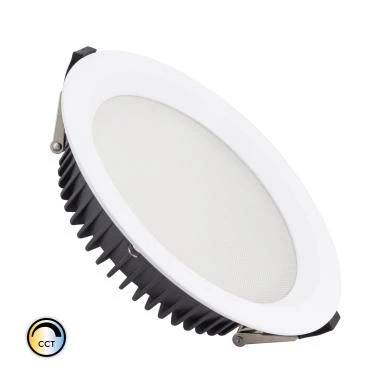 SAMSUNG Aero Round 50W Colour Selectable COB LED Downlight Cutout 200mm with LIFUD Driver