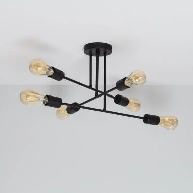 Edit Fimbo 6 Arm Semi-Flush Ceiling Light
