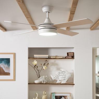 Image of Timor 15W Colour Selectable LED Ceiling Fan 132cm with DC Motor
