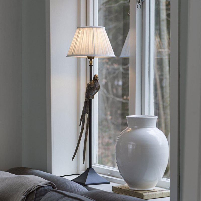 bird table lamp