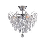 ROSENDAL SEMI-FLUSH CEILING LIGHT - CRYSTAL