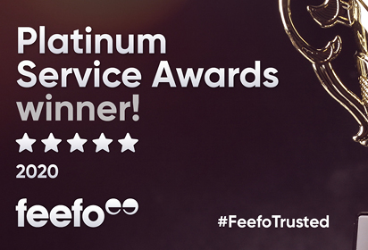 Feefo Platinum Award