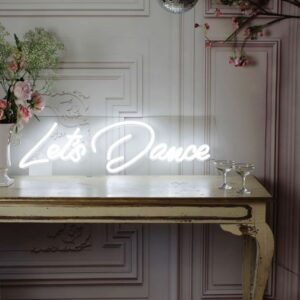 neon table light