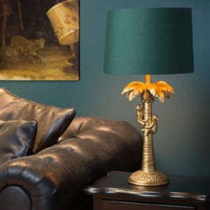 Lucide Extravaganza Coconut Table Lamp Matt Gold and Brass