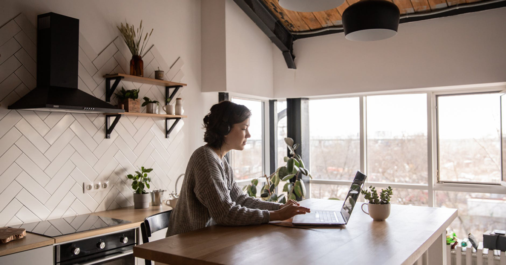 Lockdown workspace kitchen design