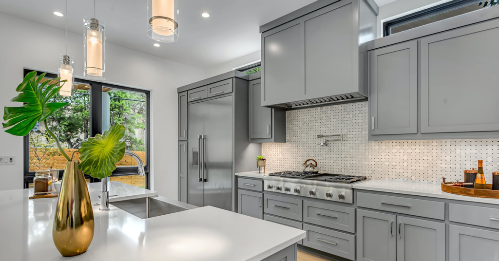 classic classy grey kitchen shaker-style