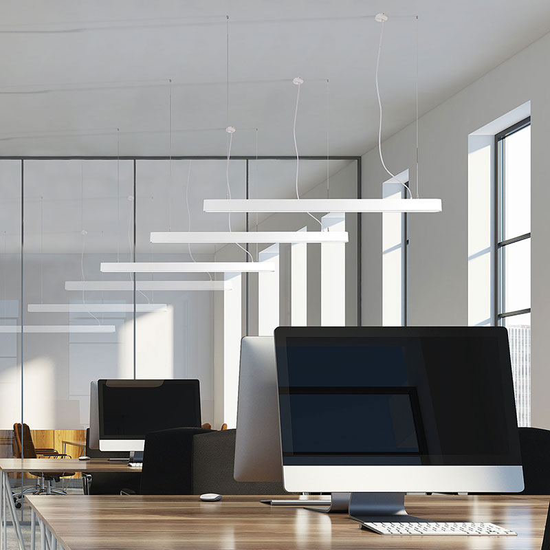 EDIT SOFT 90 LED BAR CEILING PENDANT LIGHT - WHITE