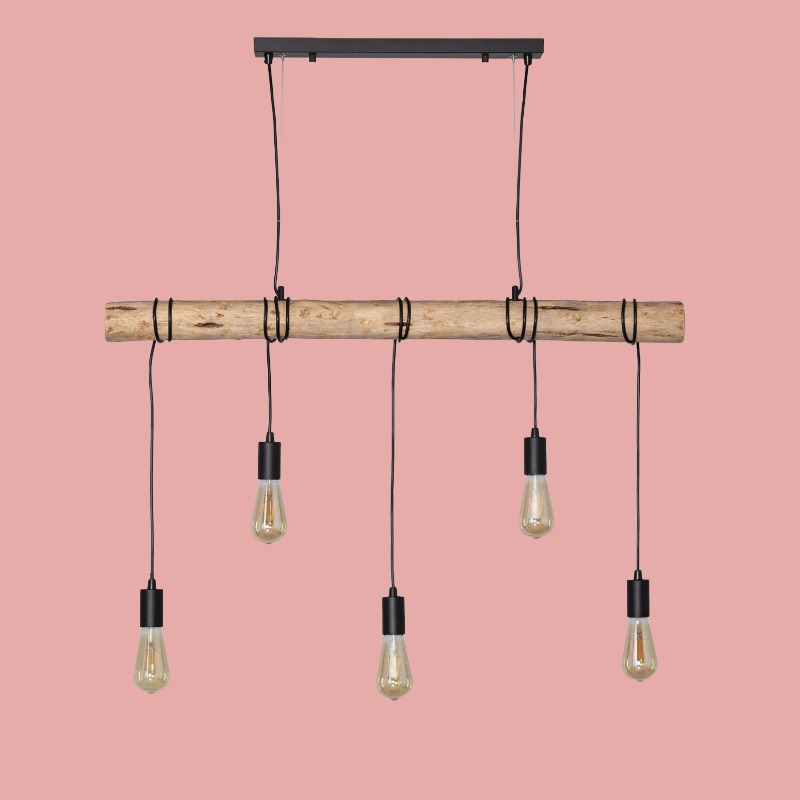 Wood Pendant Lights & Wood Hanging Lights
