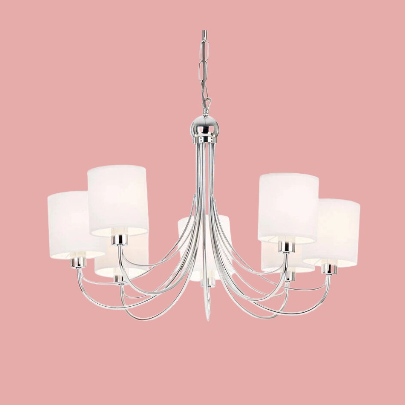 Chandeliers with Lamp Shades