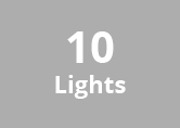 1.8M Suri Solar Warm White LED Filament Festoon Lights - 10 Lights