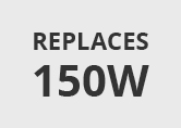 50W Daylight LED Floodlight 5000lm Glass IP65 - White