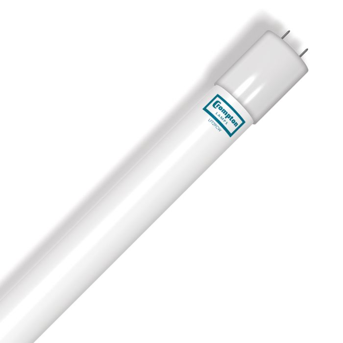 Crompton 12W Cool White LED T8 Full Glass Tube - 3ft
