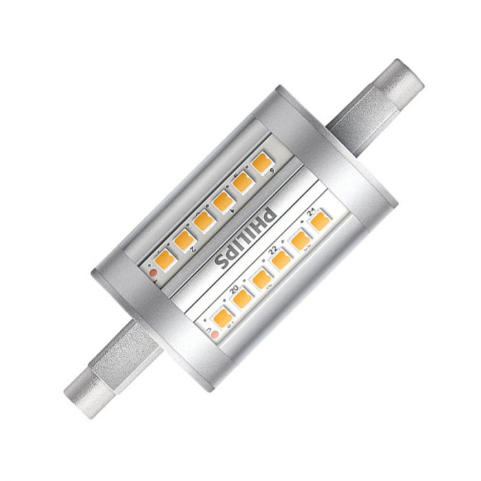 Philips CorePro 7.5W Warm White LED Linear Bulb - R7S - 78mm - Lighting ...