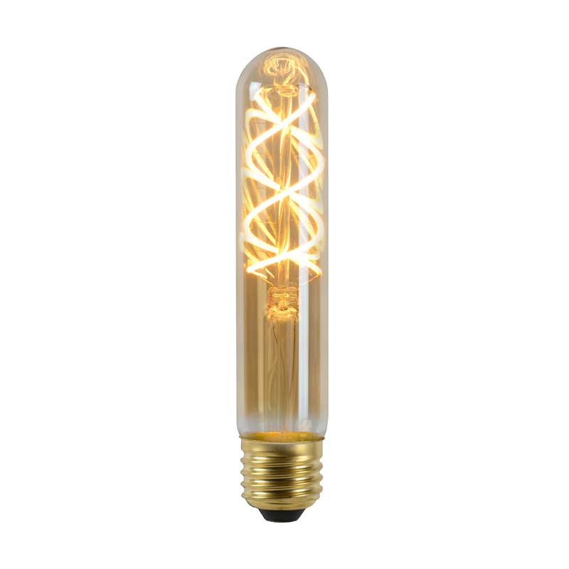 Lucide 5W Very Warm White Dimmable LED Decorative Filament Tubular Bulb - Screw Cap