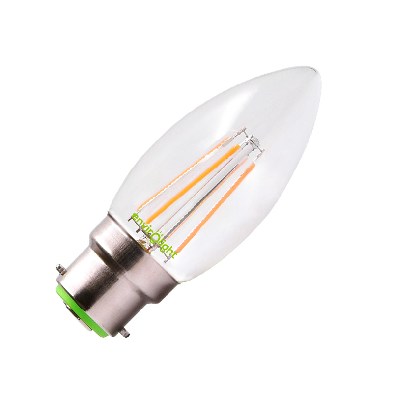 Bell 4W Warm White 470lm LED Dimmable Decorative Filament Satin