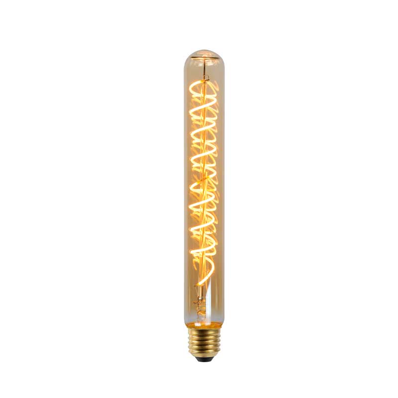 Lucide 4.9W Very Warm White Dimmable LED Decorative Filament 250mm Tubular Bulb - Screw Cap